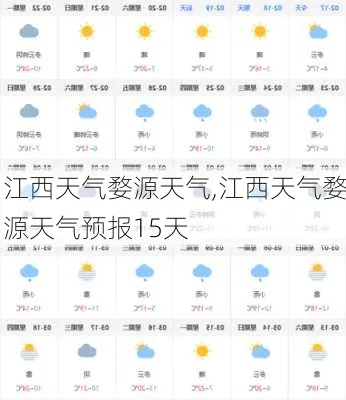 江西天气15天查询（江西多少度天气预报）